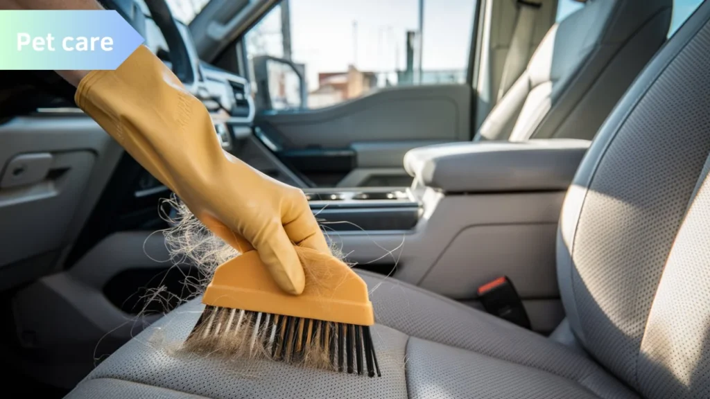 How to Clean Dog Hair from Car?